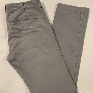 $12 J Crew The The Driggs Chino Pants Mens 32x34. Gray slim fit classic fit